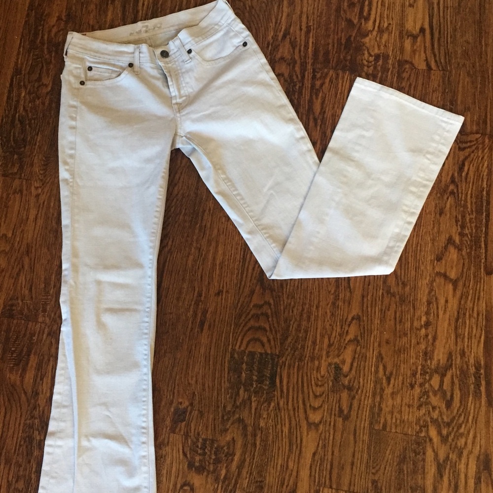 7 Jeans very light washed grey